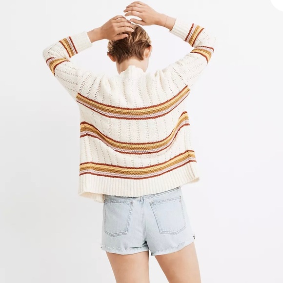 Madewell - Striped Diaz Open Cardigan - Picture 3 of 9